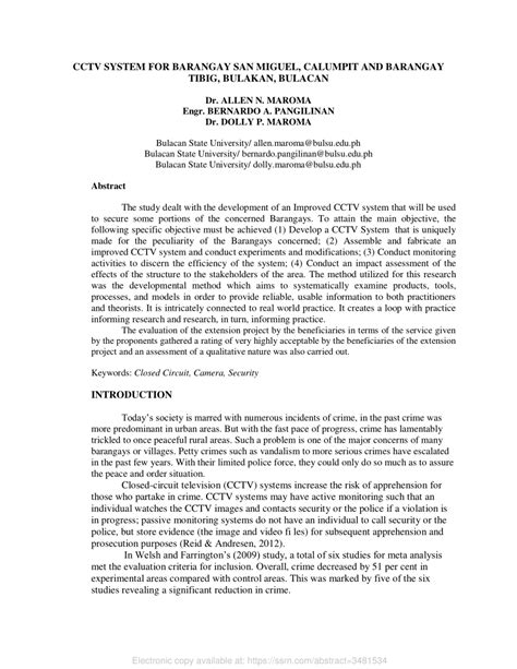local studies about cctv in the philippines